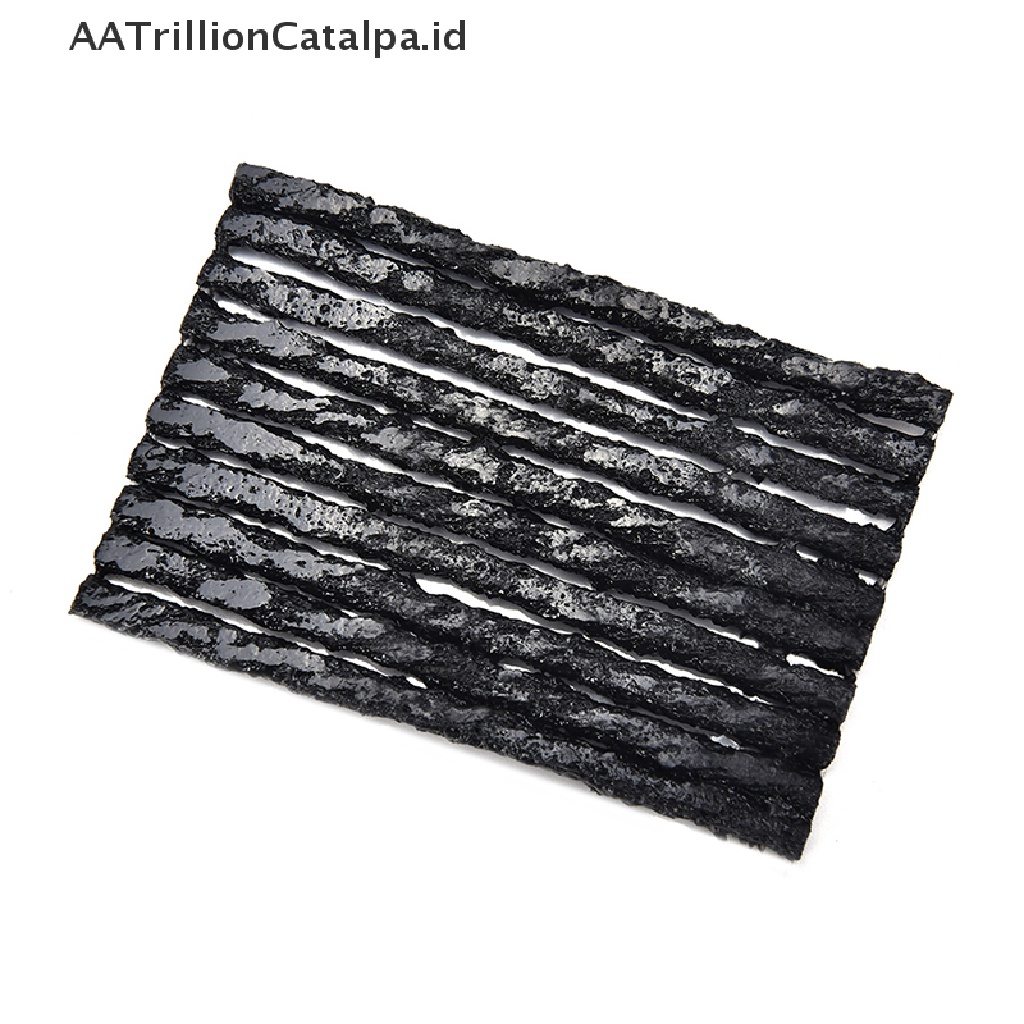 Aatrillioncatalpa 100 Pcs Strip Cacing Untuk Reparasi Tambal Ban Tubeless Sepeda