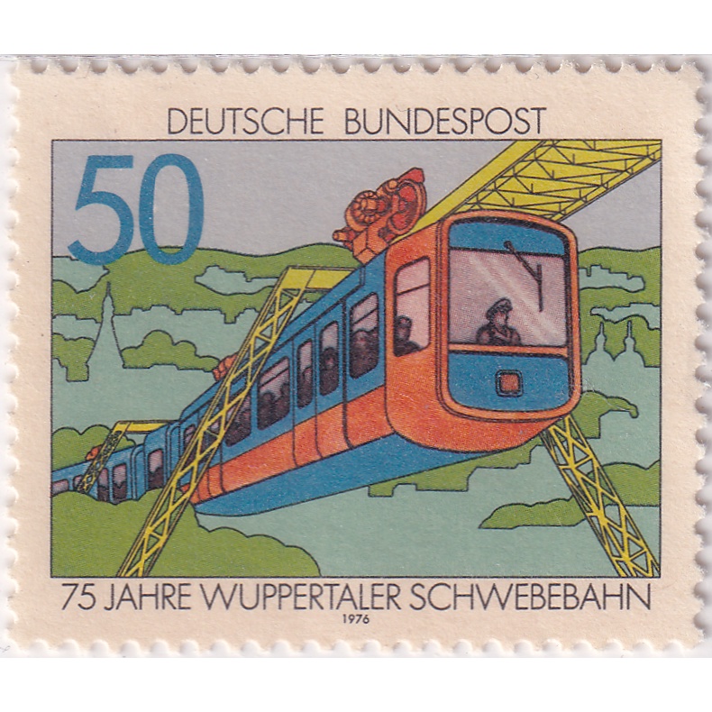 

Prangko Germany 1976 - The Wuppertal Aerial Cableway
