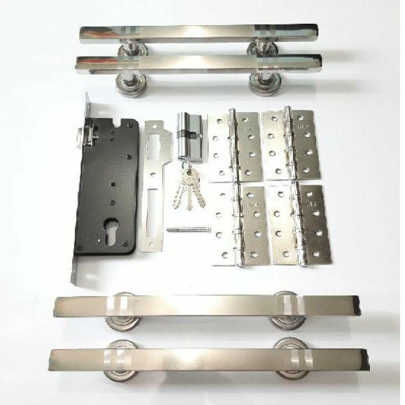 PEGANGAN PINTU RUMAH 30CM KOTAK PIPIH 1020 30.01 VETANO 2PASANG + BODY PELOR + ENGSEL PLAT