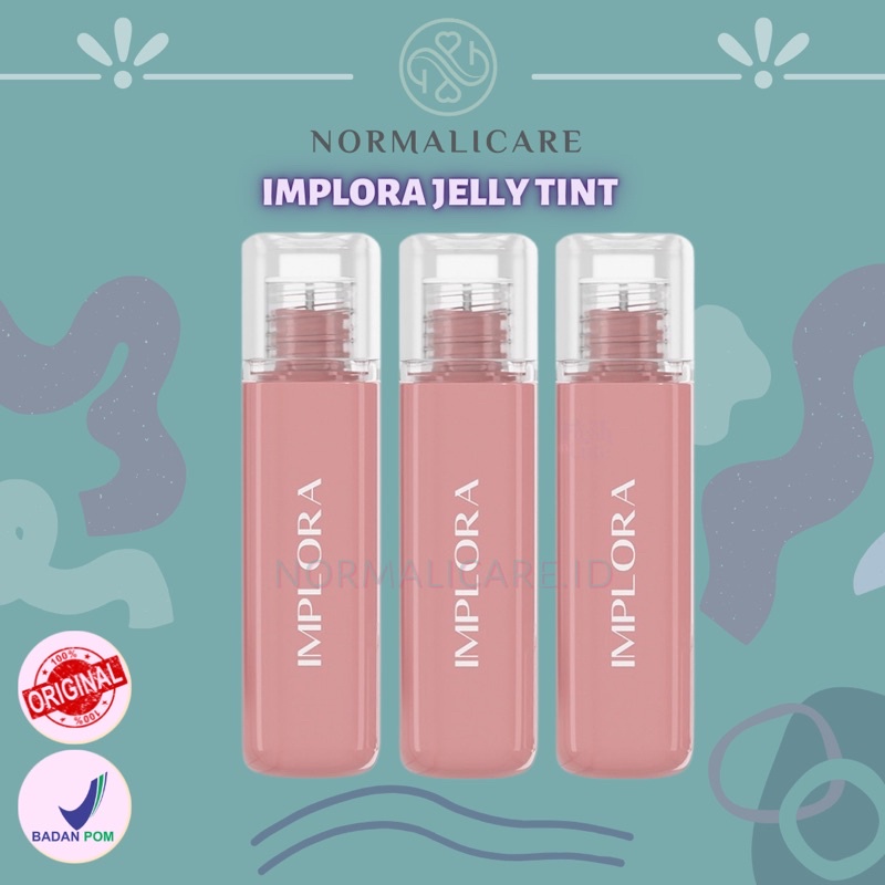 [ READY STOCK ] IMPLORA Jelly Tint | Lip Tint Glossy | BPOM | Implora Jelly Tint Viral LIPTINT VIRAL
