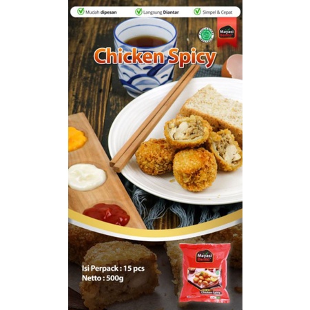 

Chicken Spicy Mayasi Bento BPOM Halal