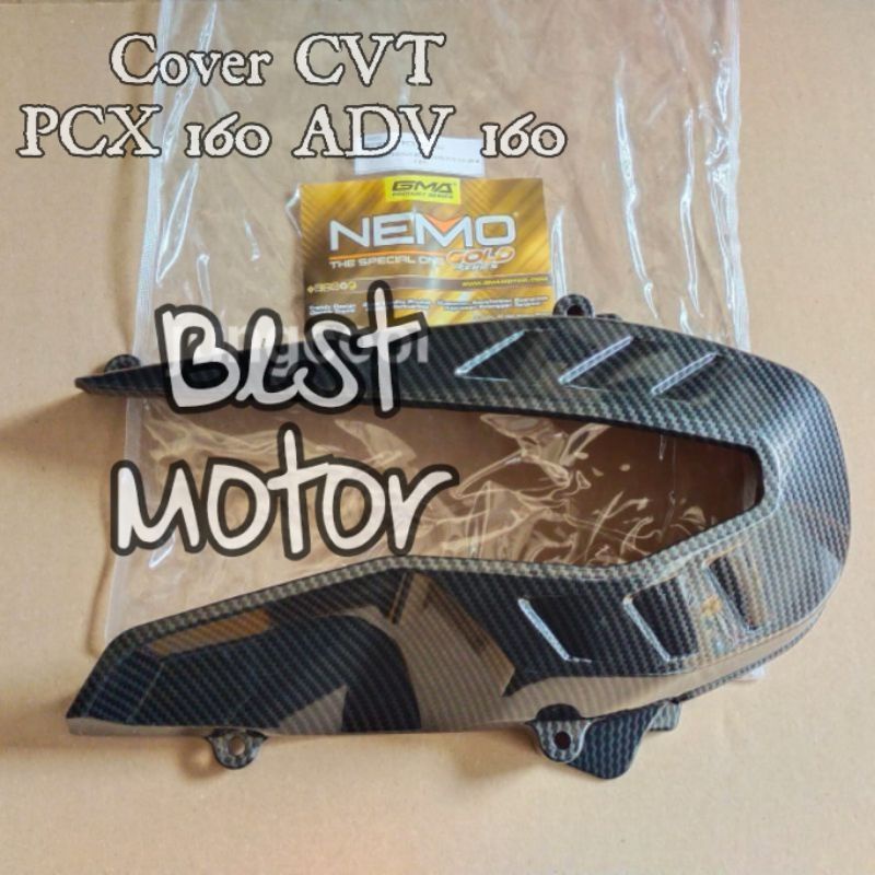 COVER CVT TUTUP CVT PCX 160 / ADV 160 ORIGINAL NEMO COVER CVT CARBON