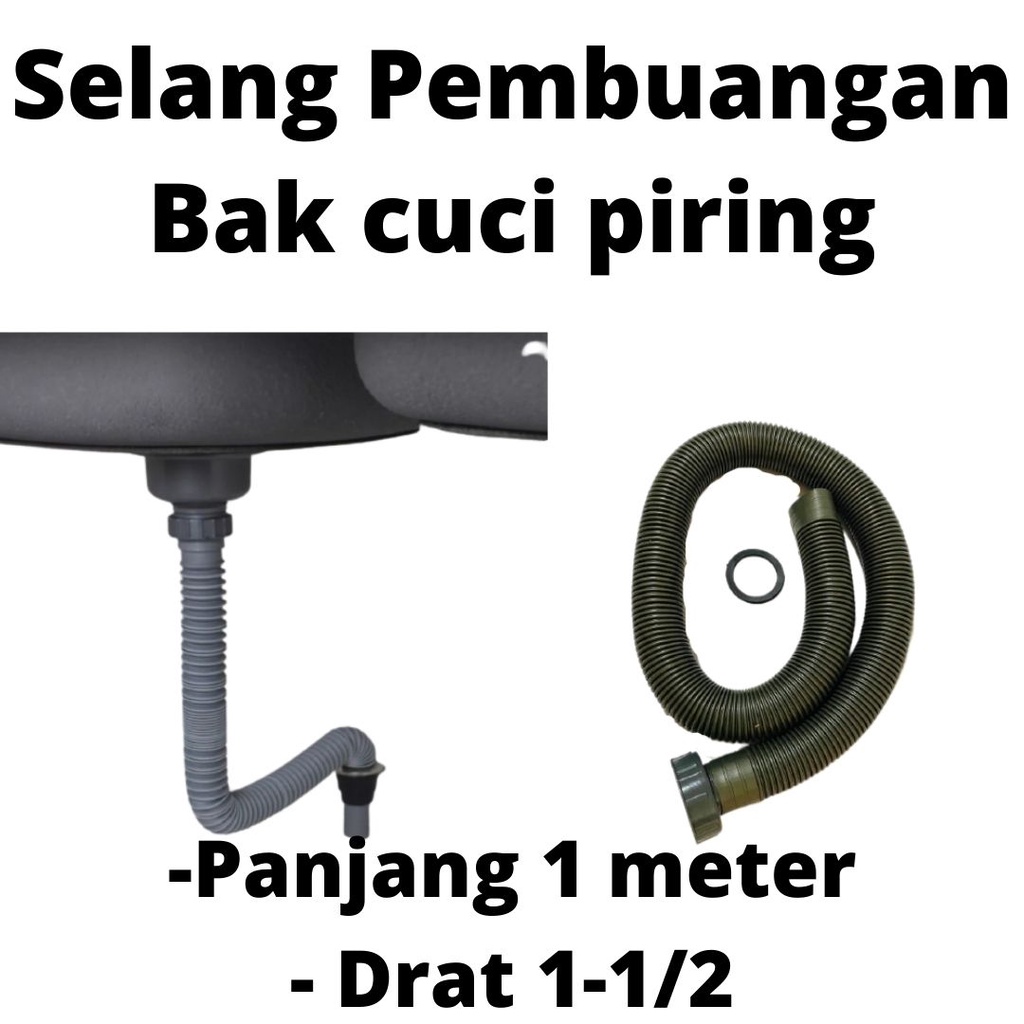 SELANG PEMBUANGAN BAK CUCI PIRING