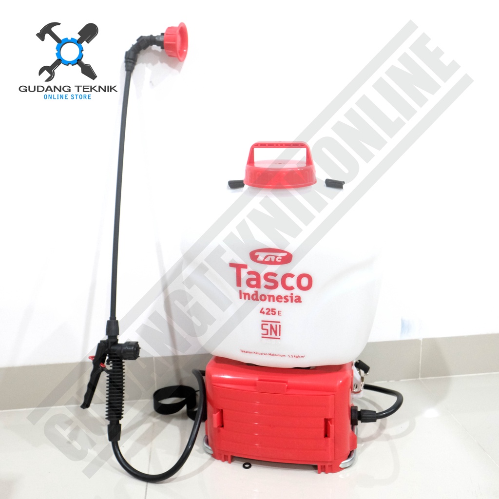 Sprayer Hama Elektrik 15L TASCO 425E / Alat Semprot Semprotan Obat Hama Elektrik 15 Liter 425 TASCO