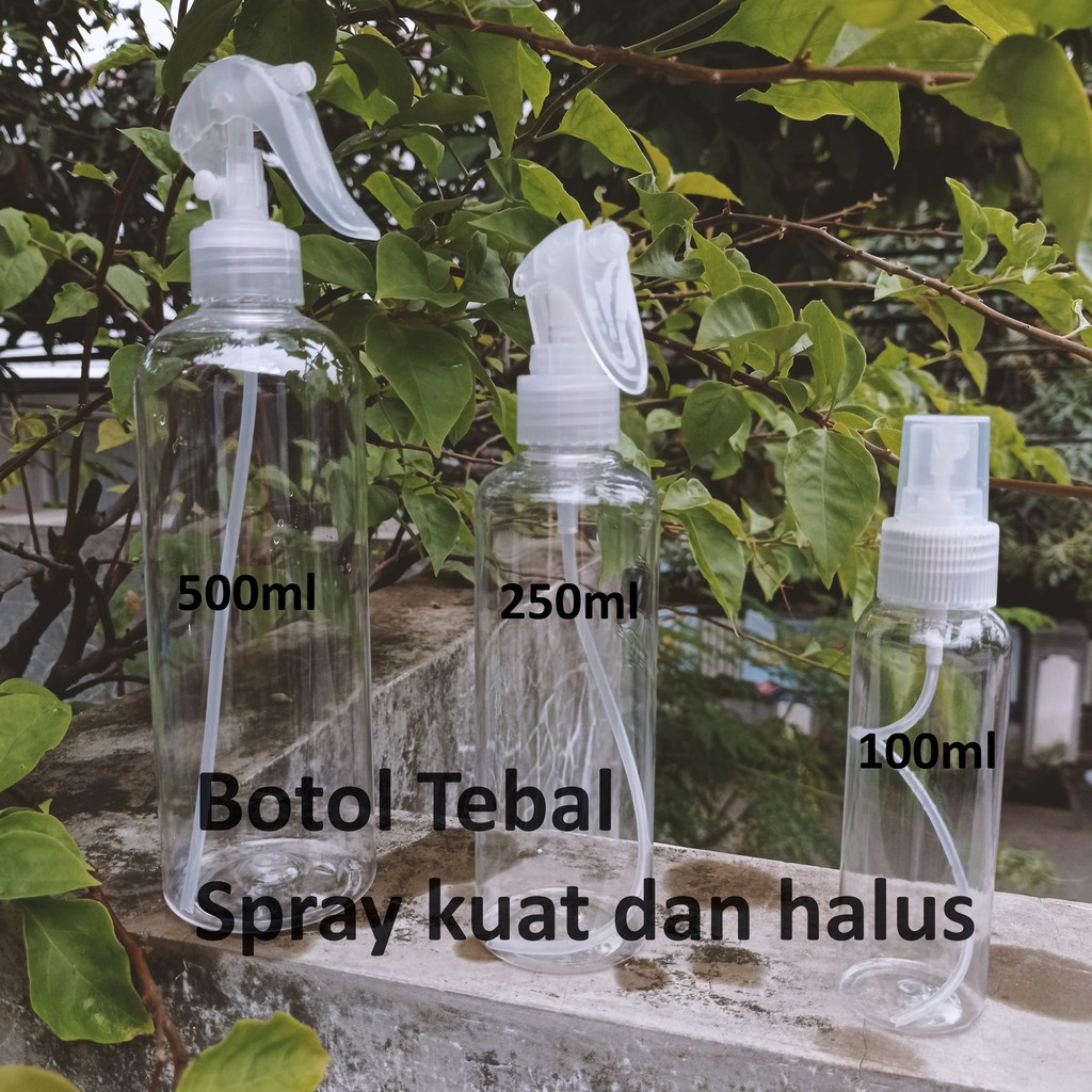 Botol spray &amp; pump 100 ml,  250 ml &amp; 500 ml