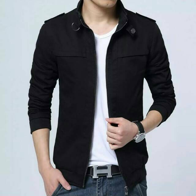 Jaket kickgas korea | jaket polos pria | hoodie pria