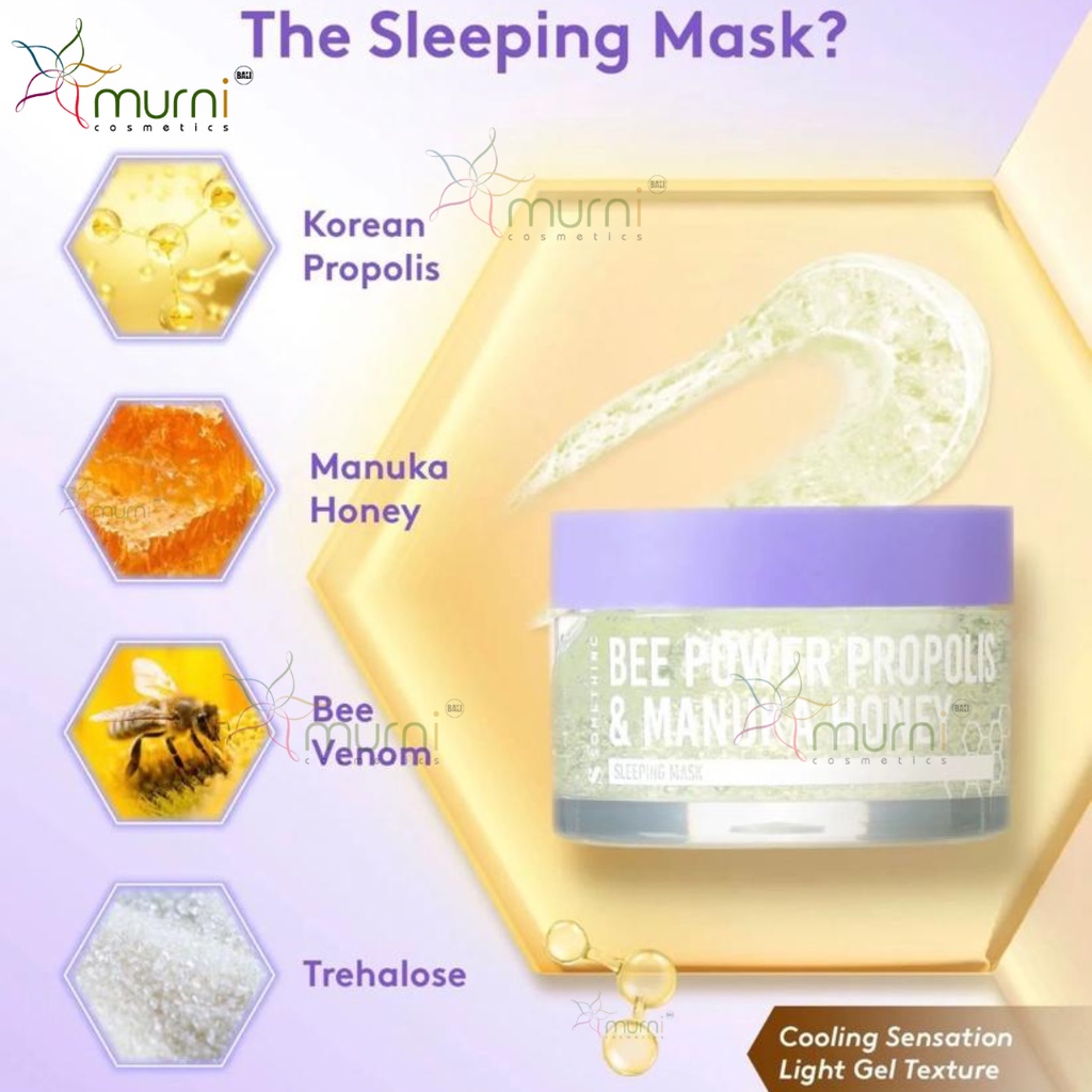 SOMETHINC BEE POWER PROPOLIS &amp; MANUKA HONEY SLEEPING MASK 50GR