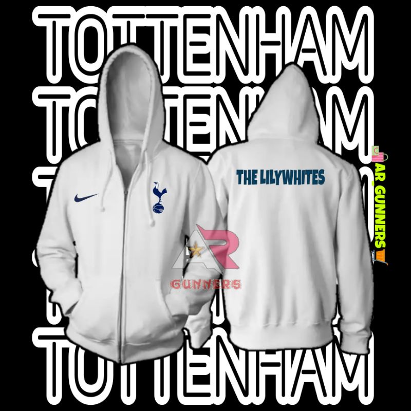 JAKET PRIA WANITA JAKET PREMIER LEAGUE JAKET HOODIE PUTIH