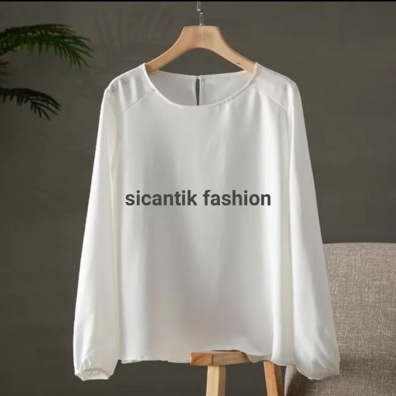 Blouse Wanita Korean style/Atasan wanita lengan panjang all size