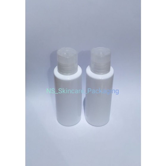 Botol presstop / disstop / presson 100ml RF putih