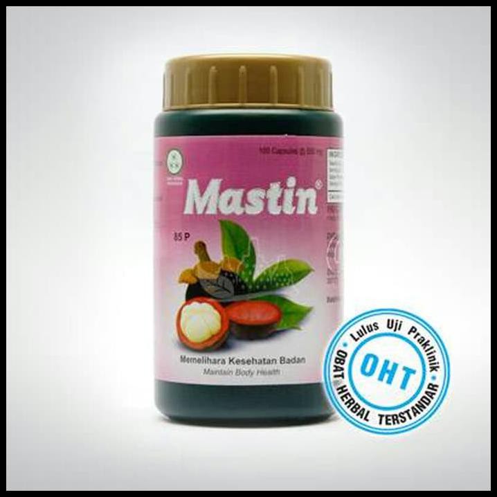 

TERBARU Mastin kulit manggis 100 kapsul / jamu / herbal / kulit