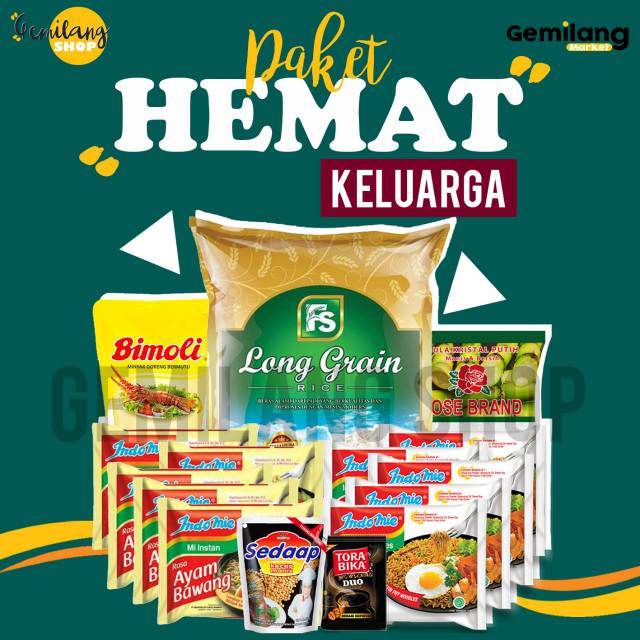 

PAKET SEMBAKO HEMAT KELUARGA