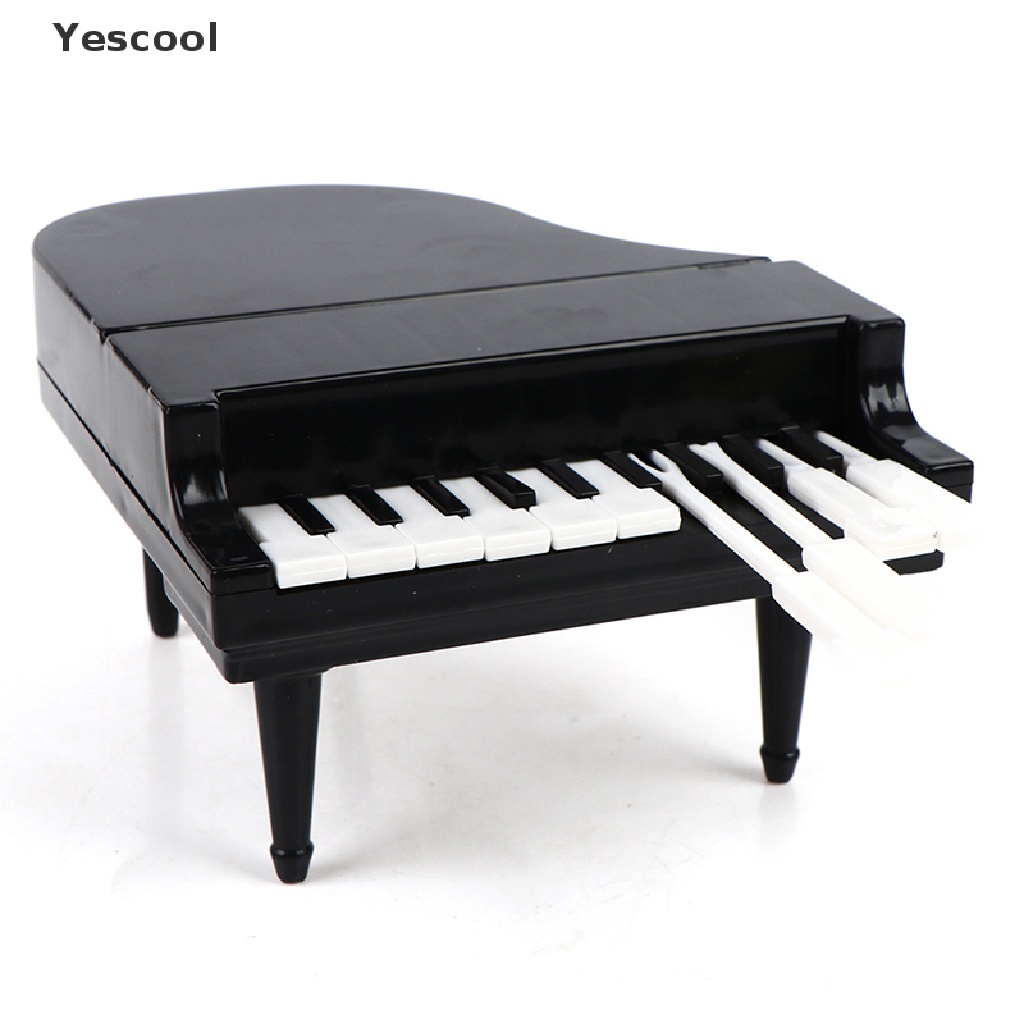 Yescool 10Pcs Garpu Buahkuemakanan Penutup Desain Piano Kartun Ukuran Mini Untuk Anak