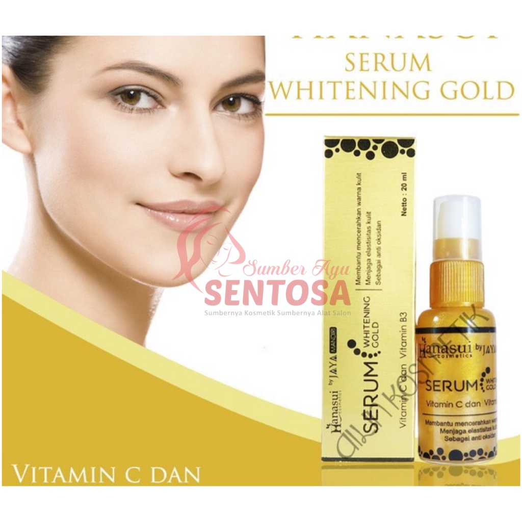 HANASUI WHITENING GOLD SERUM 20ML