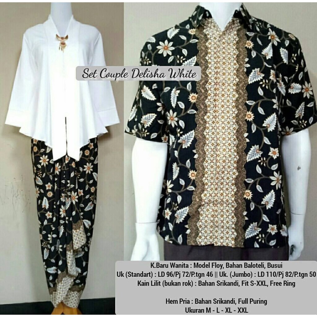 KEBAYA FLOY COUPLE / KEBAYA FLOY / KEBAYA KARTINI / KEBAYA COUPLE / KEBAYA KONDANGAN