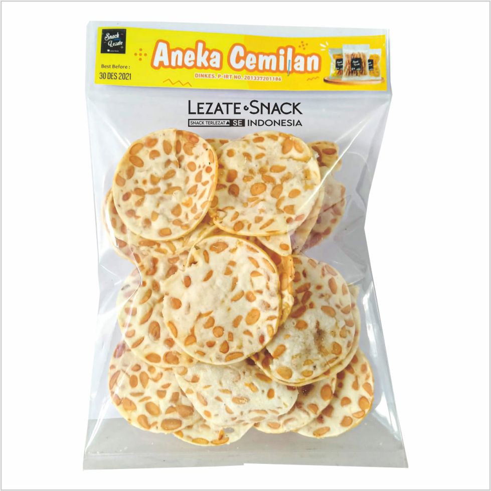 

Kripik Tempe Sagu 100gr / Keripik Tempe Oven Rasa Original / Keripik Tempe Malang - Lezate Snack