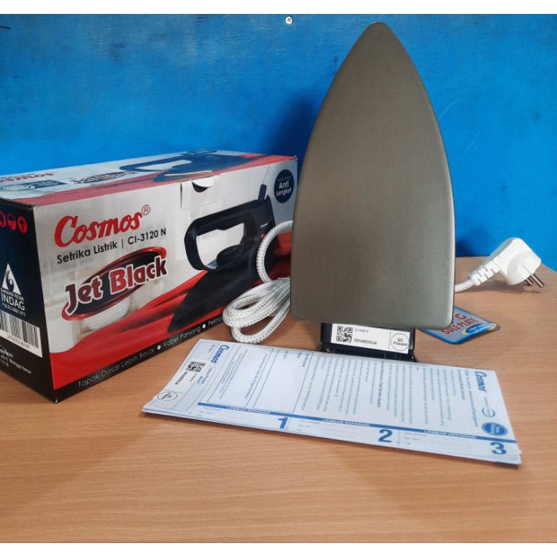 COSMOS Setrika CI-3120 N/CI-3130 N Non Stick Soleplate Setrikaan Anti Lengket