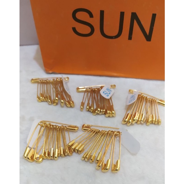 PENITI SUN KUNING MIX / PENITI SUN 1 SET ALL SIZE 12PCS