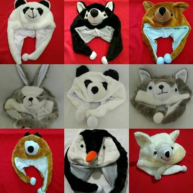 Topi Animal Hat Dewasa Murah Topi Boneka Hewan Topi Festival Topi Pesta