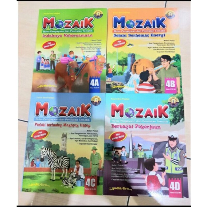 

Mozaik kelas 4 A, B, C, D Revisi Tiga Serangkai