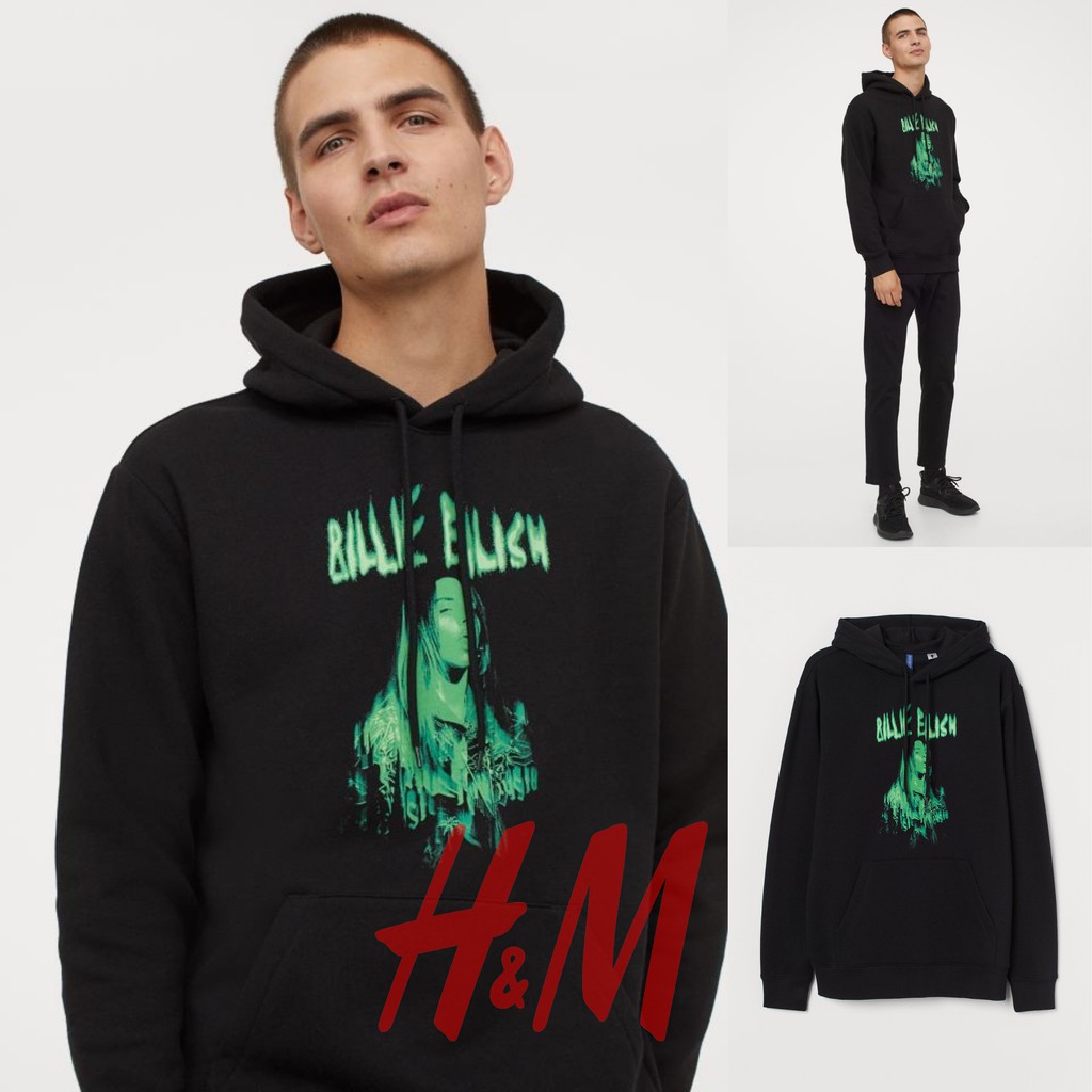 HOODIE H&M ORIGINAL BILLIE EILISH GREEN & PAPERBAG HNM SALE HOODIE HNM HOODIE PRIA WANITA HOODIE HNM