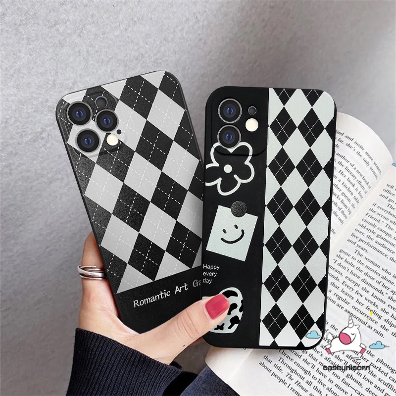 Soft Case TPU Motif Jahitan Berlian Untuk Realme C35 C21Y C31 C12 C15 C11 C25s C20A C21 C25Y C25Y C17 C3 C20 Realme 7i 5i 5 6i 8 30A 20o 8z