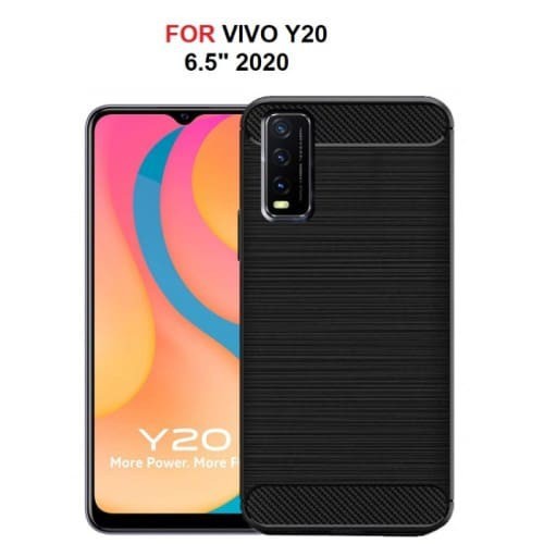 IPAKY KARBON VIVO Y36 5G Y36 4G Y02 Y02T Y22 Y21T Y21S Y21 2021 Y33S V20SE V20 SE V20 Y12S Y20 Y20s CASE IPAKY CARBON SOFTCASE BLACK SLIM KARBON CASING HITAM SILIKON KARET COVER