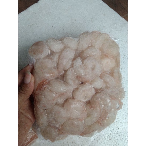 

udang vanamie kupas