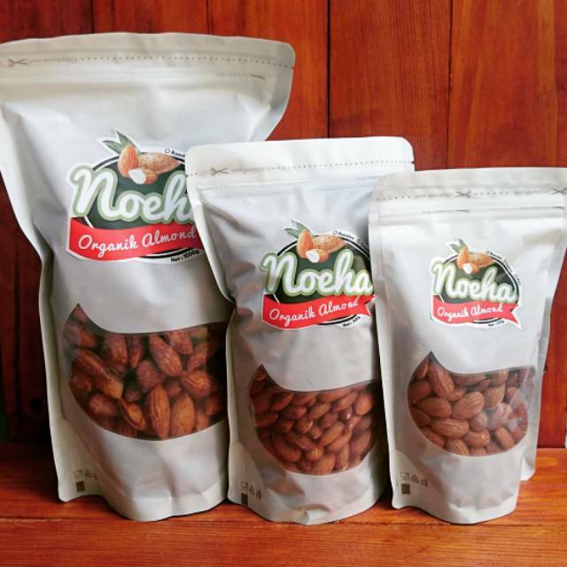 

Kacang almond panggang kupas mateng Terbaik ukuran 250g