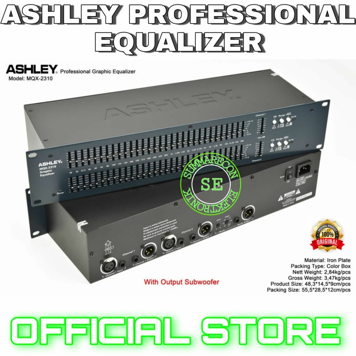 equalizer ashley original ashley mqx 2310