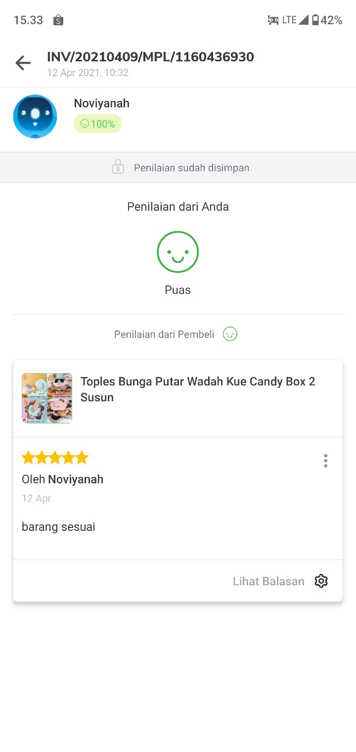 [ Toples Bunga Mekar ] Toples Bunga 2 Susun / Toples Putar Flower Candy Box / 2 Tingkat Serbaguna