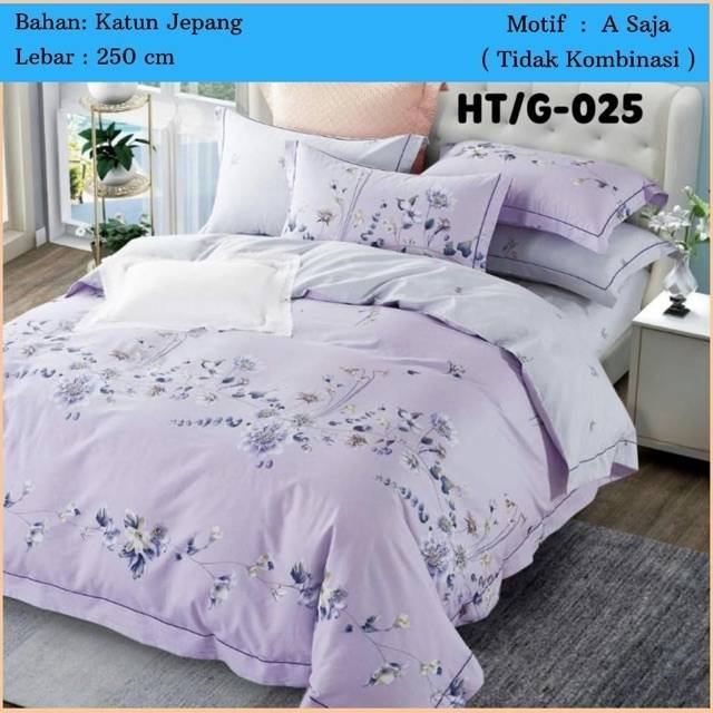 Sprei bunga ungu