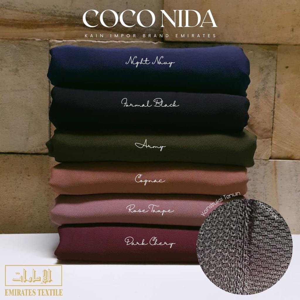 KAIN COCO NIDA POLOS EMIRATES TEXTILLE - KAIN ARAB