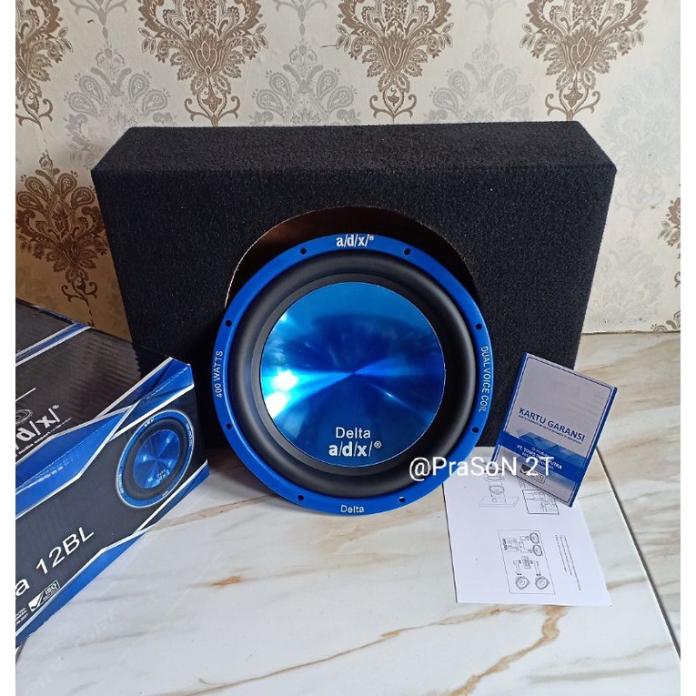 Subwoofer 12inch Adx Delta +Box Mdf