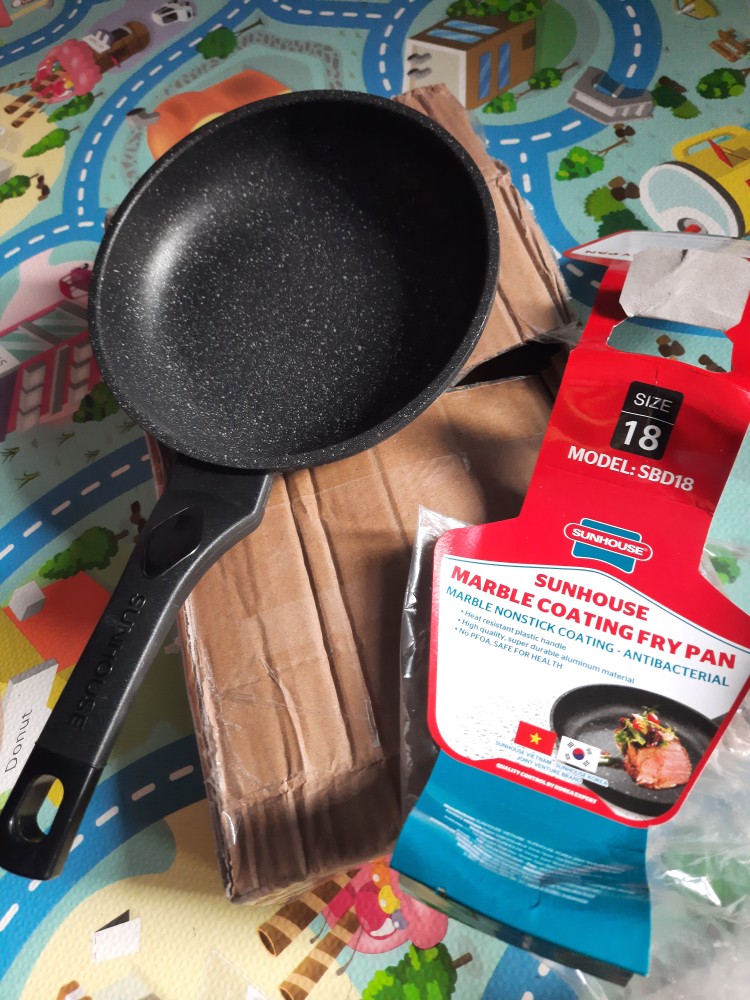 Frypan / Penggorengan Marble Sbd 18 Anti Lengket 18cm Sunhouse