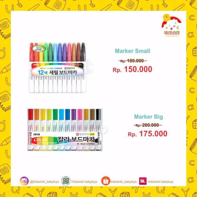 

OH MY MATS JAVA WHITE BOARD MARKERS - S