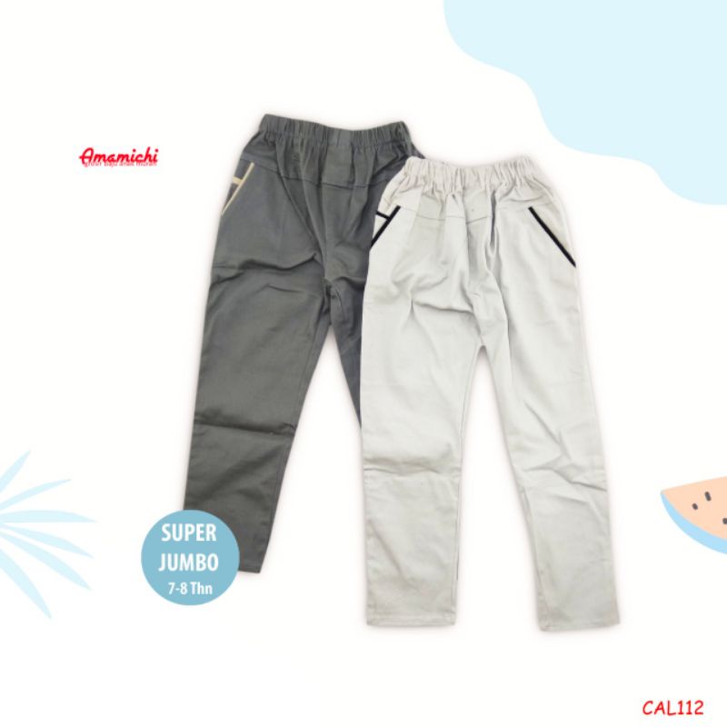  Celana  Anak Chino Stretch Super Jumbo Cowok6 8 Tahun  