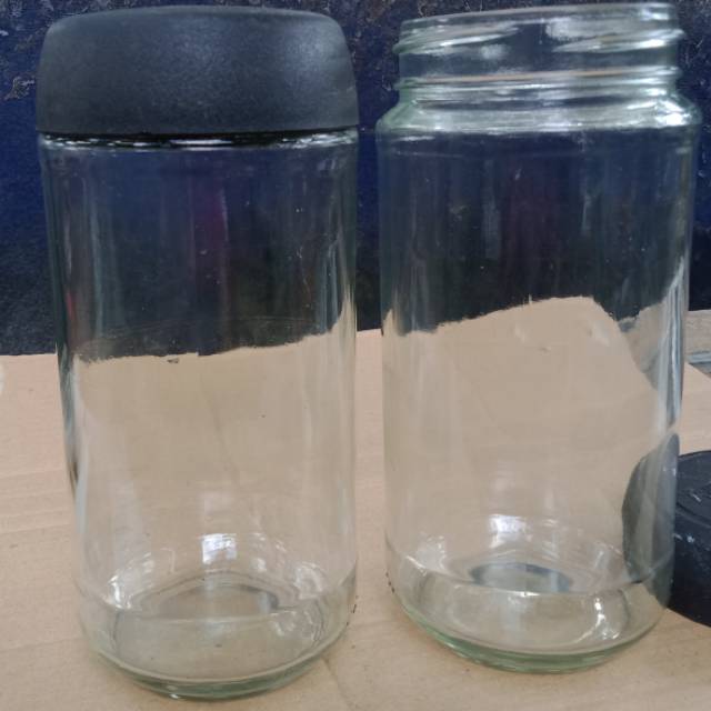 Toples Nescafe besar+tutup..toples cupang, toples manisan, toples gula kopi. Size 18 cm