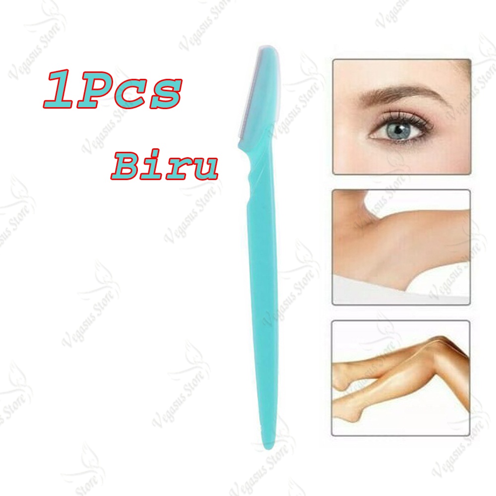 ( Promo 3Pcs LEBIH MURAH ) Pisau Cukur Alis - Perlengkapan Cukur Wanita Pilihan harga 1 Atau 3Pcs- Eyebrow Razor-Vegasus Store-COD