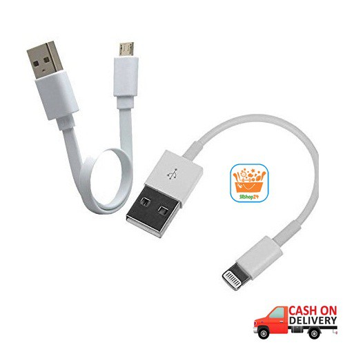 SRS (COD YES) Kabel Charger Powerbank Xiaomi Samsung Oppo Vivo Lenovo Panjang 20cm Kabel Data Xiaomi