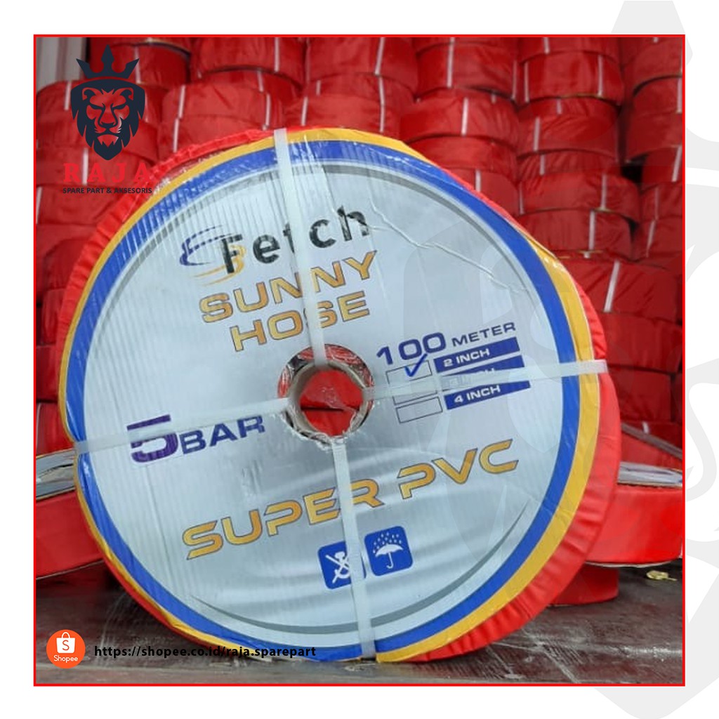 Selang irigasi sunny hose 2 inch x 100m