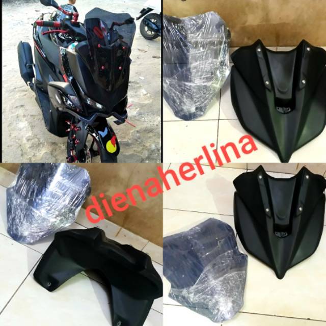 FRAME WINDSHIELD AEROX TAMENG DEPAN AEROX