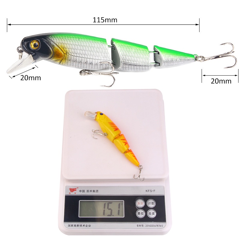 Umpan Pancing Bentuk Ikan Kecil Ukuran 11.5cm / 15g