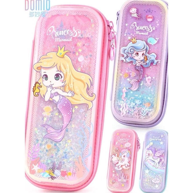 

Tempat Pensil Anak Sekolah Glitter Korea Kawaii Kotak Pensil Unik