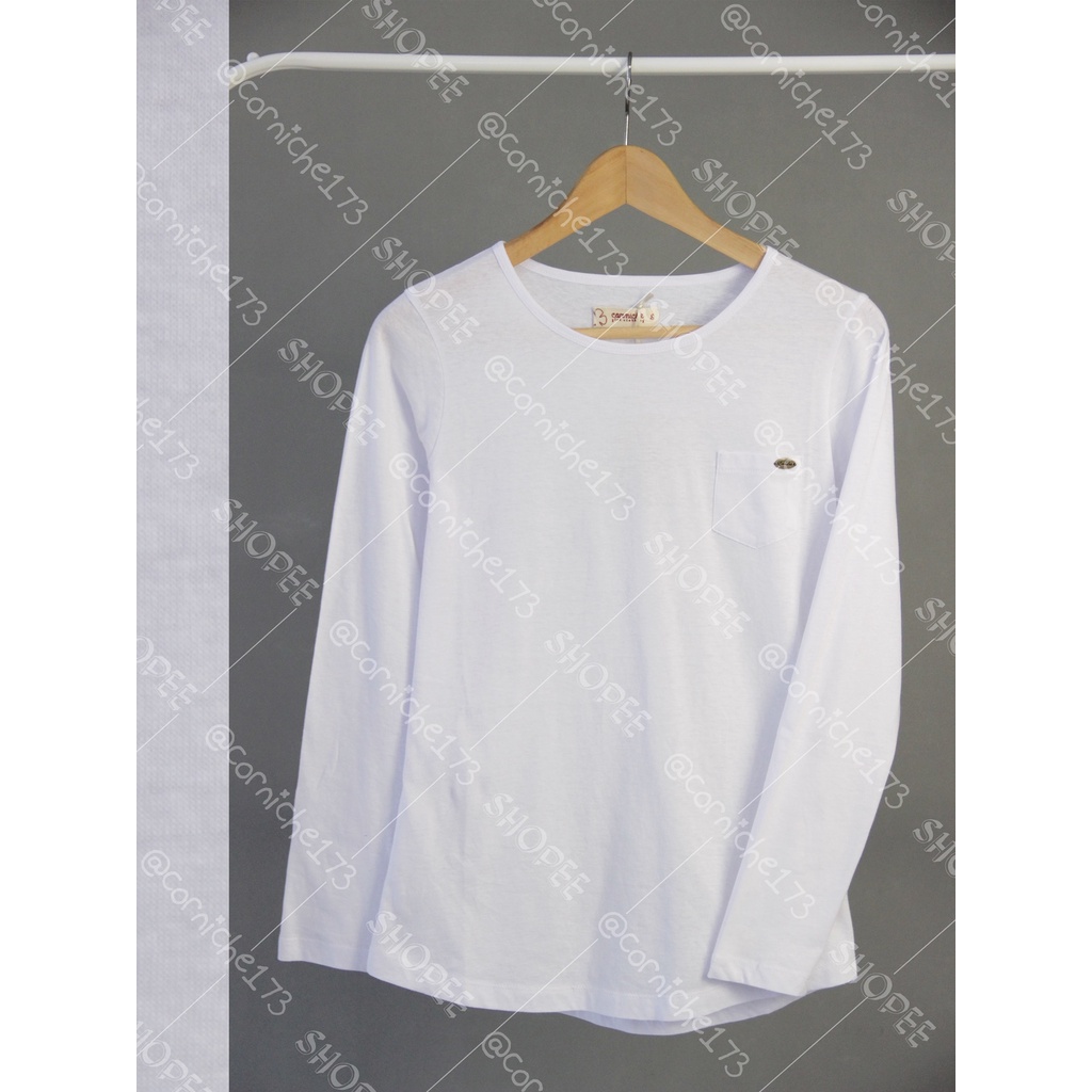 Corniche Pocket Tee White - TV230819