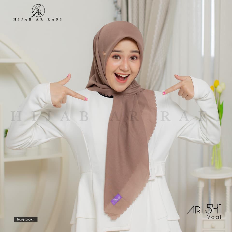 Jilbab Segi empat 2021 ORI ARRAFI AR541 cutting laser hijab arrafi bisa COD