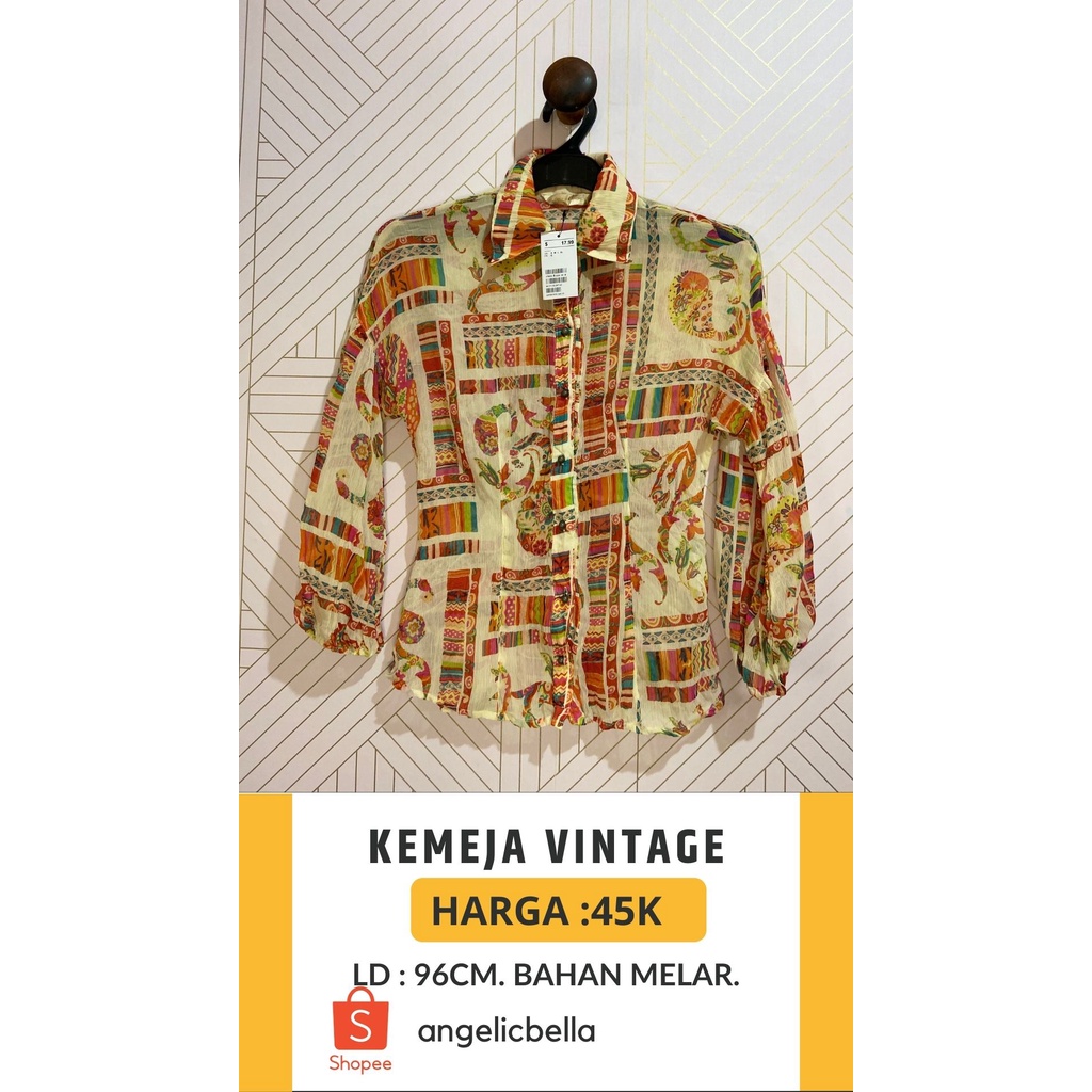 PRELOVED KEMEJA VINTAGE