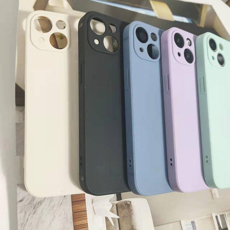 Soft Case Bahan Silikon Untuk iPhone 13 12 11 Pro MAX Mini X XS MAX XR SE 2020 2022 6 6S 7 8 Plus