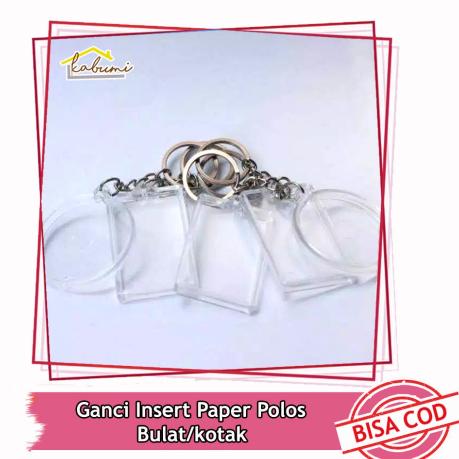 Jual Ganci gantungan kunci polos tempel poto sendiri Indonesia|Shopee ...