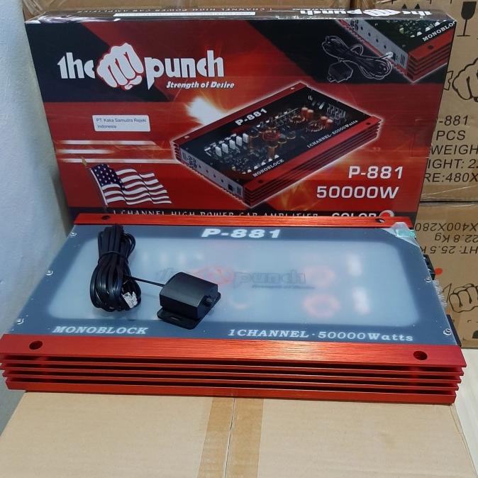 

Monoblok Punch P 881 Monoblock The Punch P-881